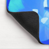 Bright Blue Tulip Mousepad (Ecke)