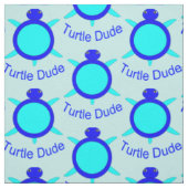 Bright Blue Turtle Typ Craft Fabric Stoff (Muster)