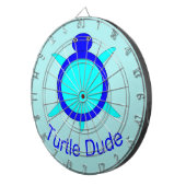 Bright Blue Turtle Typ Dart Board Dartscheibe (Vorderseite rechts)