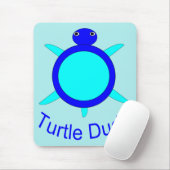Bright Blue Turtle Typ Mousepad (Mit Mouse)