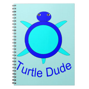Bright Blue Turtle Typ Notebook Notizblock