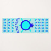 Bright Blue Turtle Typ Yoga Mat Yogamatte (Vorderseite (Horizontal))