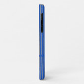 Bright Blue Unique Modern Stripe Muster Cool Case-Mate iPhone Hülle (Hinten/Links)