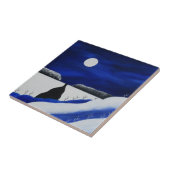 Bright Blue Winter Southwest Wüste Weihnachten Fliese (Seite)