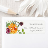 BRIGHT BLUSH YELLOW ORANGE FLORAL BUNCH ADRESSE (Insitu)