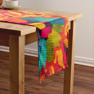 BRIGHT BOHEMIA Boho Style Table Runner Kurzer Tischläufer