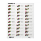 BRIGHT BOHO BLUSH BURGUNDY FLORAL BUNCH ADRESSE (Vorne)