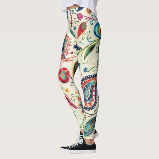 Bright Boho Design Leggings (Links)
