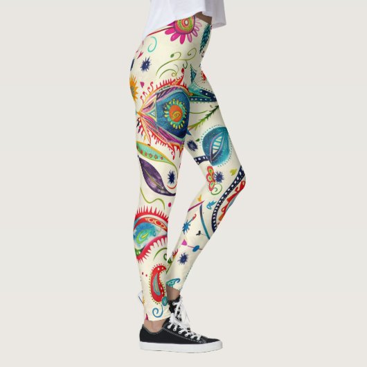 Bright Boho Design Leggings (Rechts)
