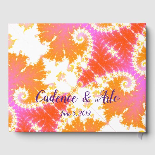 Bright Boho Gästebuch (Rückseite)