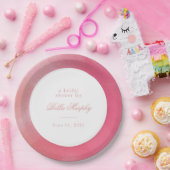 Bright Boho Ombre Brautparty Pappteller (Party)