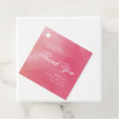 Bright Boho Ombre Brautparty Vielen Dank Geschenkanhänger (Beispiel)