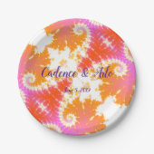 Bright Boho Pappteller (Vorderseite)