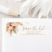 Bright Boho Save the Date Hochzeit Rücksendeadress