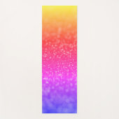 Bright Bokeh Glitzer Yoga Mat Yogamatte (Vorderseite)