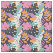 Bright Bold Abstrakt Tropical Floral Stoff (Muster)