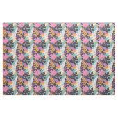 Bright Bold Abstrakt Tropical Floral Stoff (Fat Quarter (45,7 x 55,9 cm))
