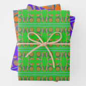 BRIGHT BOLD BUDDING BLUME FORMS Wrapping Paper Geschenkpapier Set (Beispiel)