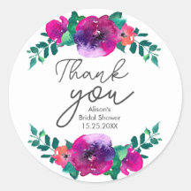 Bright & Bold Colorful Florals Brautparty vielen D