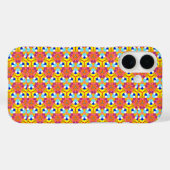Bright Bold farbenfroh geometrisch orange gelb ros Case-Mate iPhone Hülle (Rückseite (Horizontal))