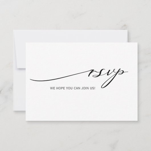 Bright & Bold farbenfrohe Florals RSVP Karte (Rückseite)