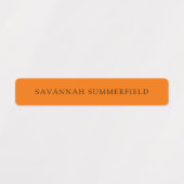 Bright Bold farbenfrohe Schulkids Name Waterproof Etiketten (Design 2)