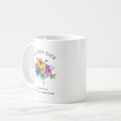 Bright & Bold Floral 'Best Mama Ever' Kaffeetasse (Vorderseite Links)