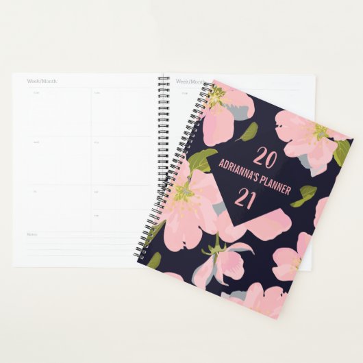 Bright Bold Floral Pattern Jahr Planer (Anzeige)