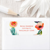 Bright Bold Floral Wreath Watercolor Brautparty (Insitu)