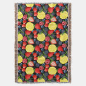 Bright & Bold Fruit Wurfdecke Decke (Vorderseite Vertikal)