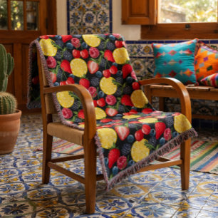 Bright & Bold Fruit Wurfdecke Decke
