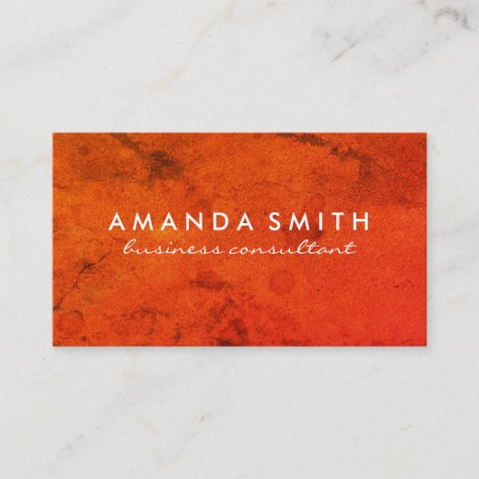 Bright Bold Grunge Visitenkarte (Vorderseite)