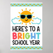Bright & Bold School Year Starter Poster (Vorne)