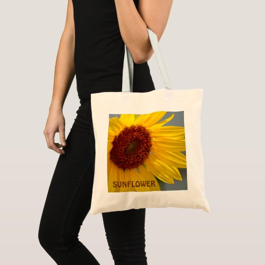 Bright Bold Sonnenblume Tragetasche (Vorderseite (Produkt))