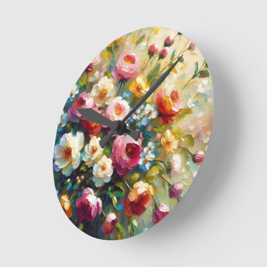 Bright & Bold Vibranals Runde Wanduhr (Winkel)