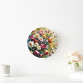 Bright & Bold Vibranals Runde Wanduhr (Zuhause)