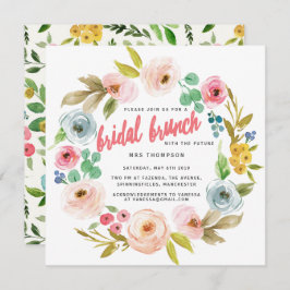BRIGHT BOTANICAL BRIDAL BRUNCH EINLADUNG