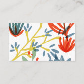 Bright Botanicals Baby Showregister QR-Code Begleitkarte (Rückseite)