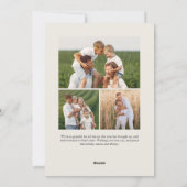 Bright Boughs | Botanisches Weihnachtsfest - Foto Feiertagskarte (Rückseite)