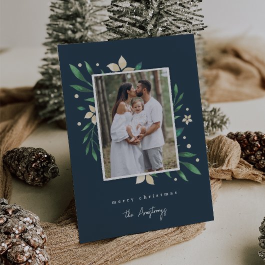 Bright Boughs | Botanisches Weihnachtsfest - Foto Feiertagskarte