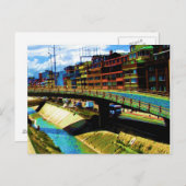 Bright Buildings in Bogota Postkarte (Vorne/Hinten)