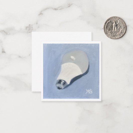 Bright Bulb #2 Mitteilungskarte (Vorderseite/Rückseite Beispiel)