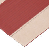 Bright Burgundy Red Stripes Tischdecke (Schrägansicht)