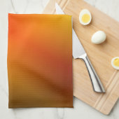 Bright Burnt Orange Geschirrtuch (Viertel Falte)