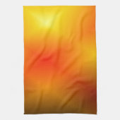 Bright Burnt Orange Geschirrtuch (Vertikal)