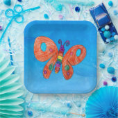 Bright Butterfly Pappteller (Party)