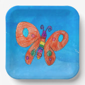 Bright Butterfly Pappteller (Vorderseite)