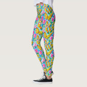 Bright Butterfly Pattern Leggings (Links)