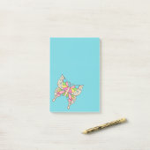 Bright Butterfly Post It Notes Post-it Klebezettel (Auf Schreibtisch)