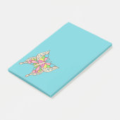 Bright Butterfly Post It Notes Post-it Klebezettel (angewinkelt)